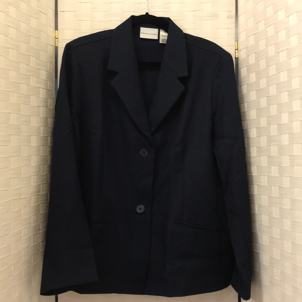 Size 18 Navy Alfred Dunner Polyester Blazer